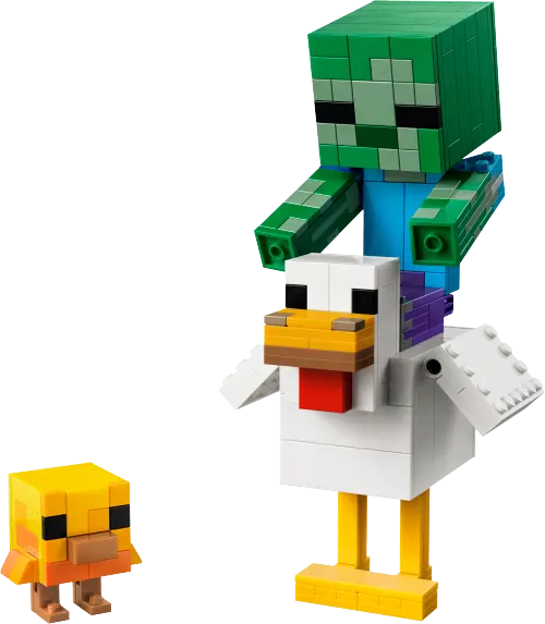 კონსტრუქტორი LEGO Minecraft Chicken Jockey 21582