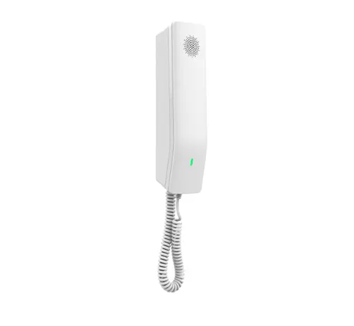 IP ტელეფონი Grandstream GHP610, White Compact Hotel IP Phones, 2 lines, 2 SIP accounts, One 10/100 Mbsps Ethernet ports, PoE, No PSU included