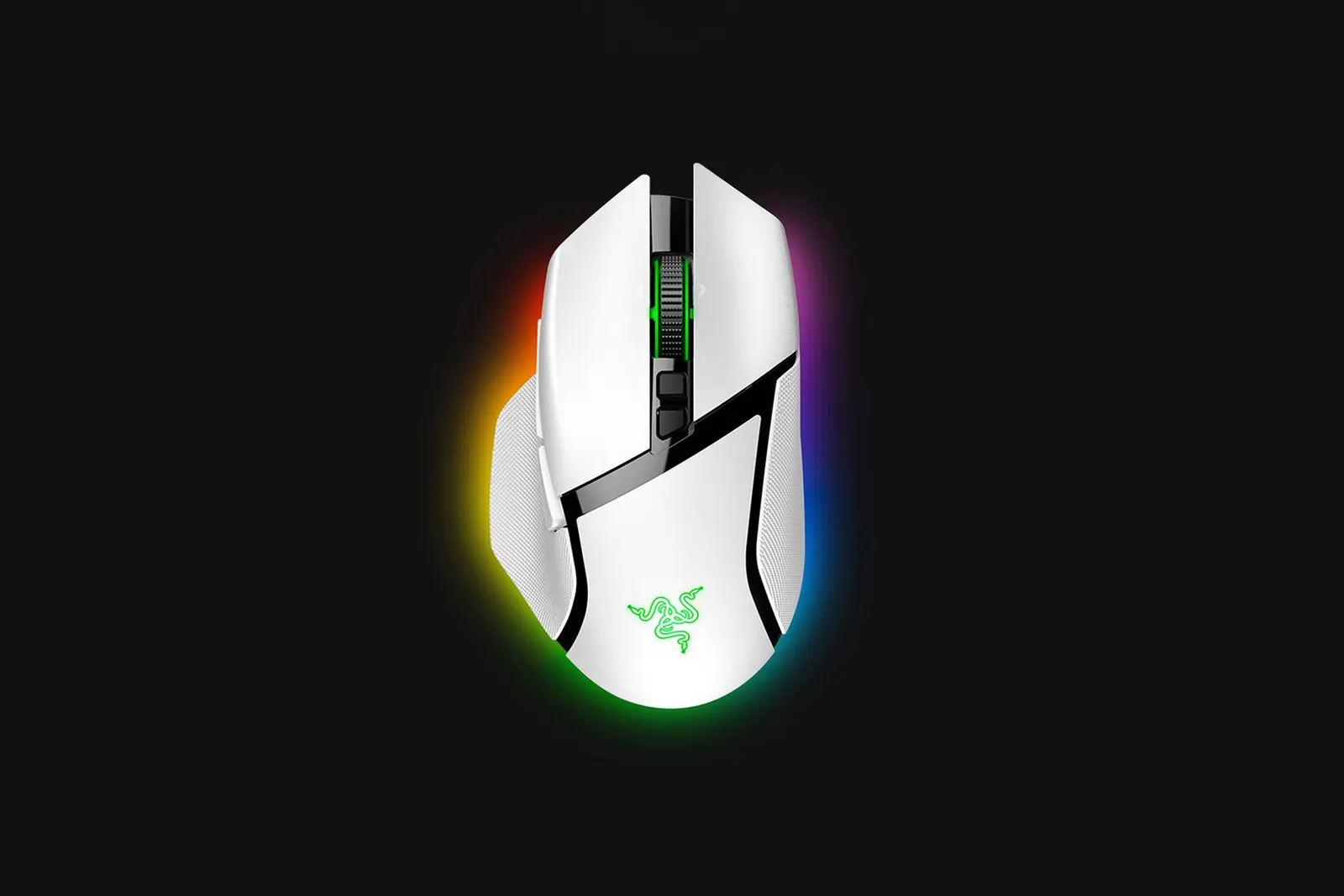 მაუსი Razer Mouse Basilisk V3 Pro, RGB, USB-A/WL/BT, white