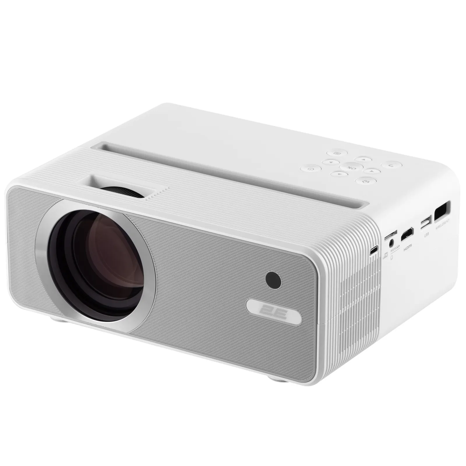 პროექტორი Projector 2E Phobos FHD, 200 lm, LED, 1.3, WiFi