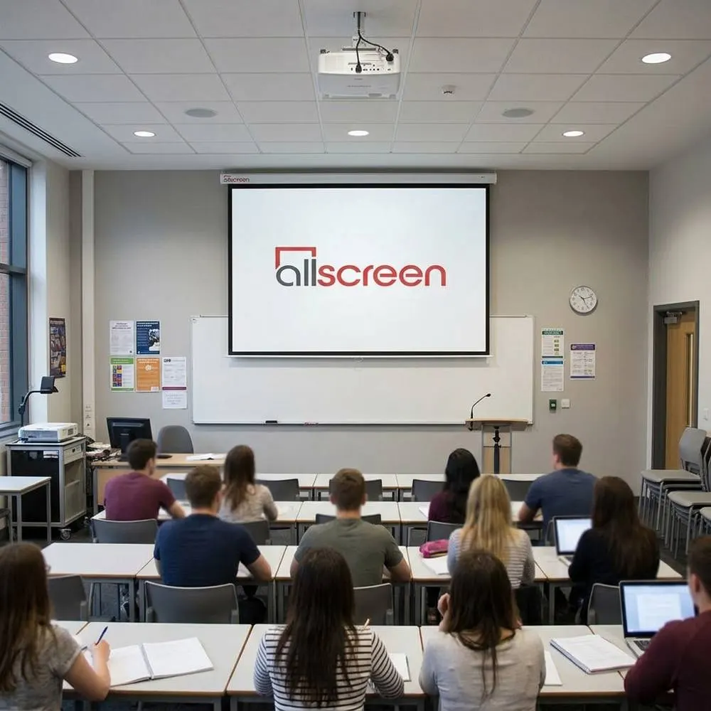 ALLSCREEN MANUAL PROJECTION SCREEN 160X160CM HD FABRIC CWP-6363