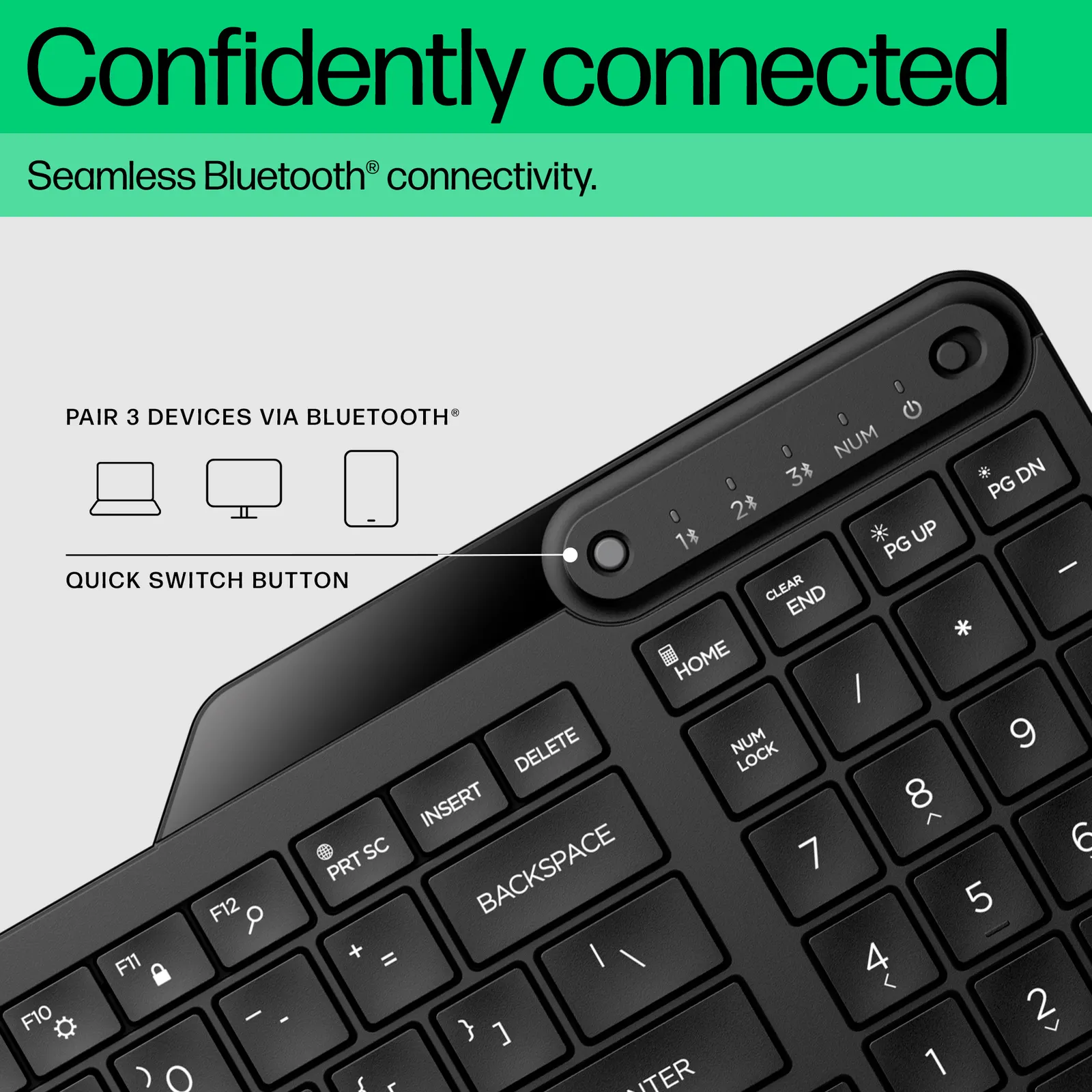 HP 460 Multi-Device Bluetooth Keyboard RUSS