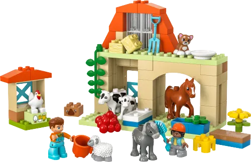 კონსტრუქტორი LEGO DUPLO Town Caring for animals on the farm 10416