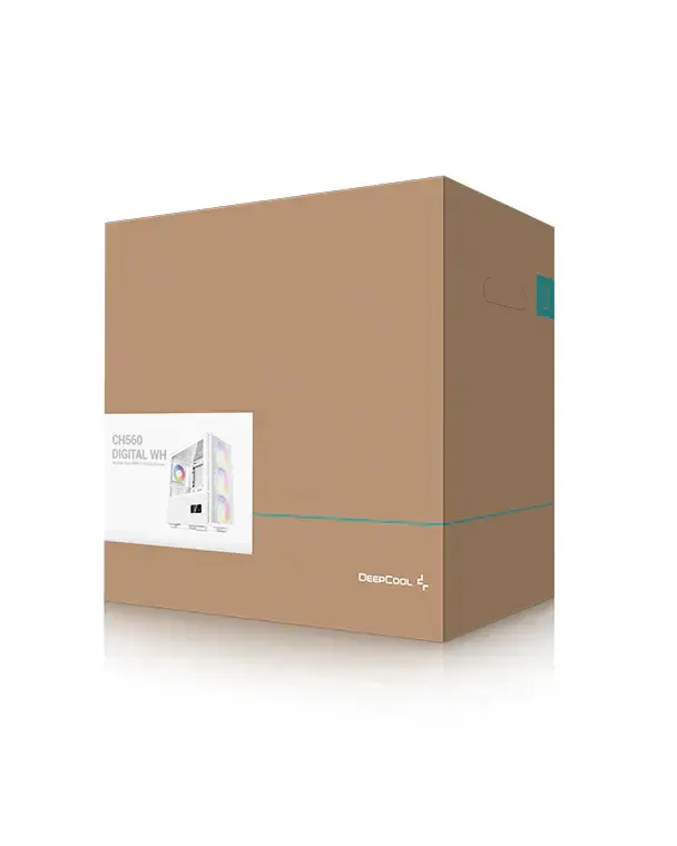 ქეისი Deepcool, CH560 DIGITAL WH, Case White