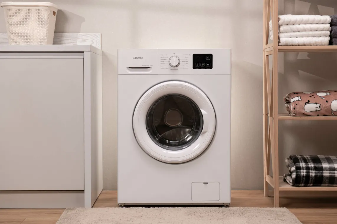 სარეცხი მანქანა Washing machine ARDESTO front load, 6kg, 1200, A++, 45cm, display, white
