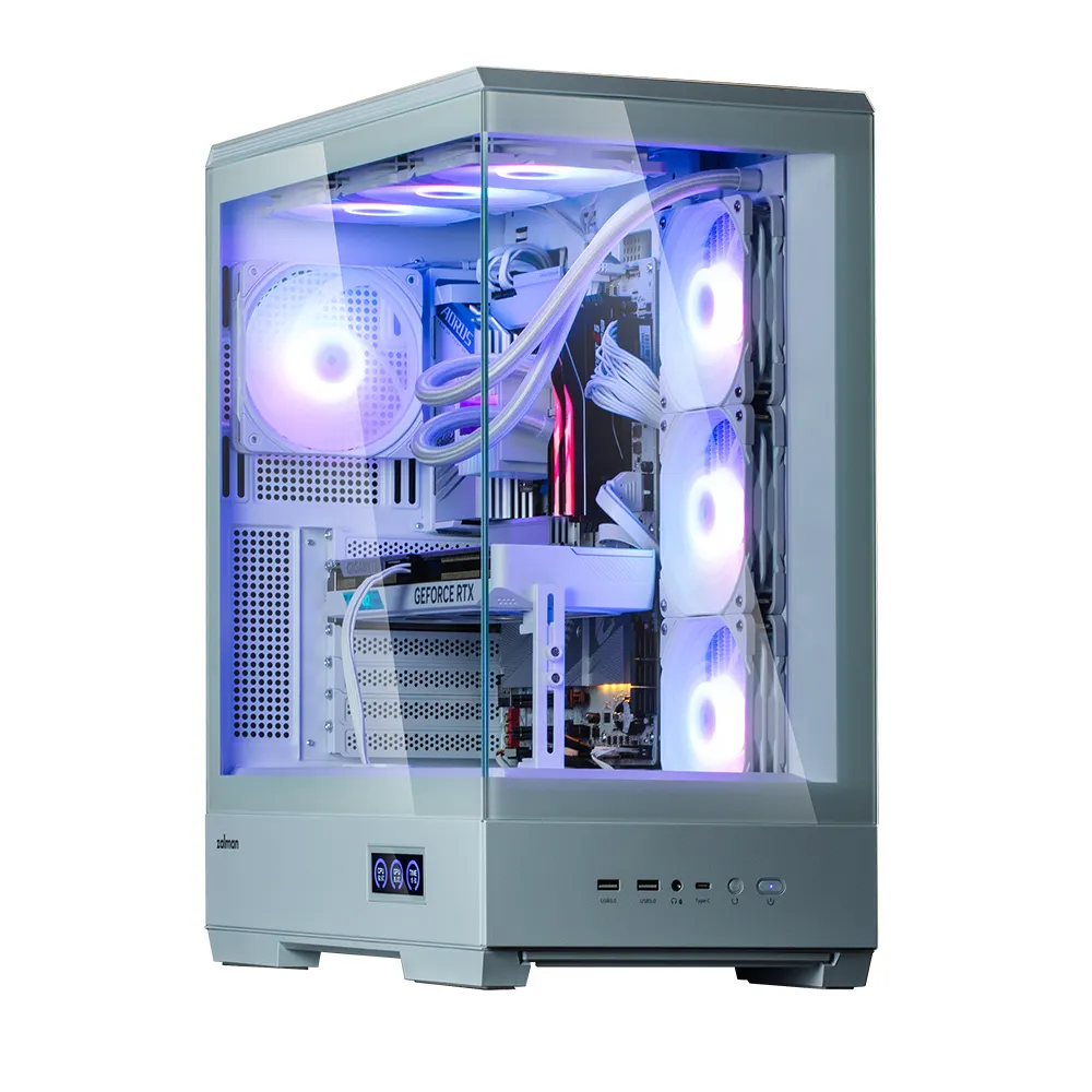 ქეისი Zalman P50 DS ATX Mid Tower White