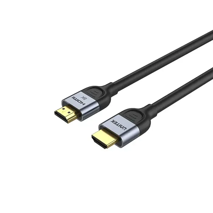 C11086GY01-2M UNITEK 2M, HDMI2.1 Male to Male Cable Gaming 8K 60Hz