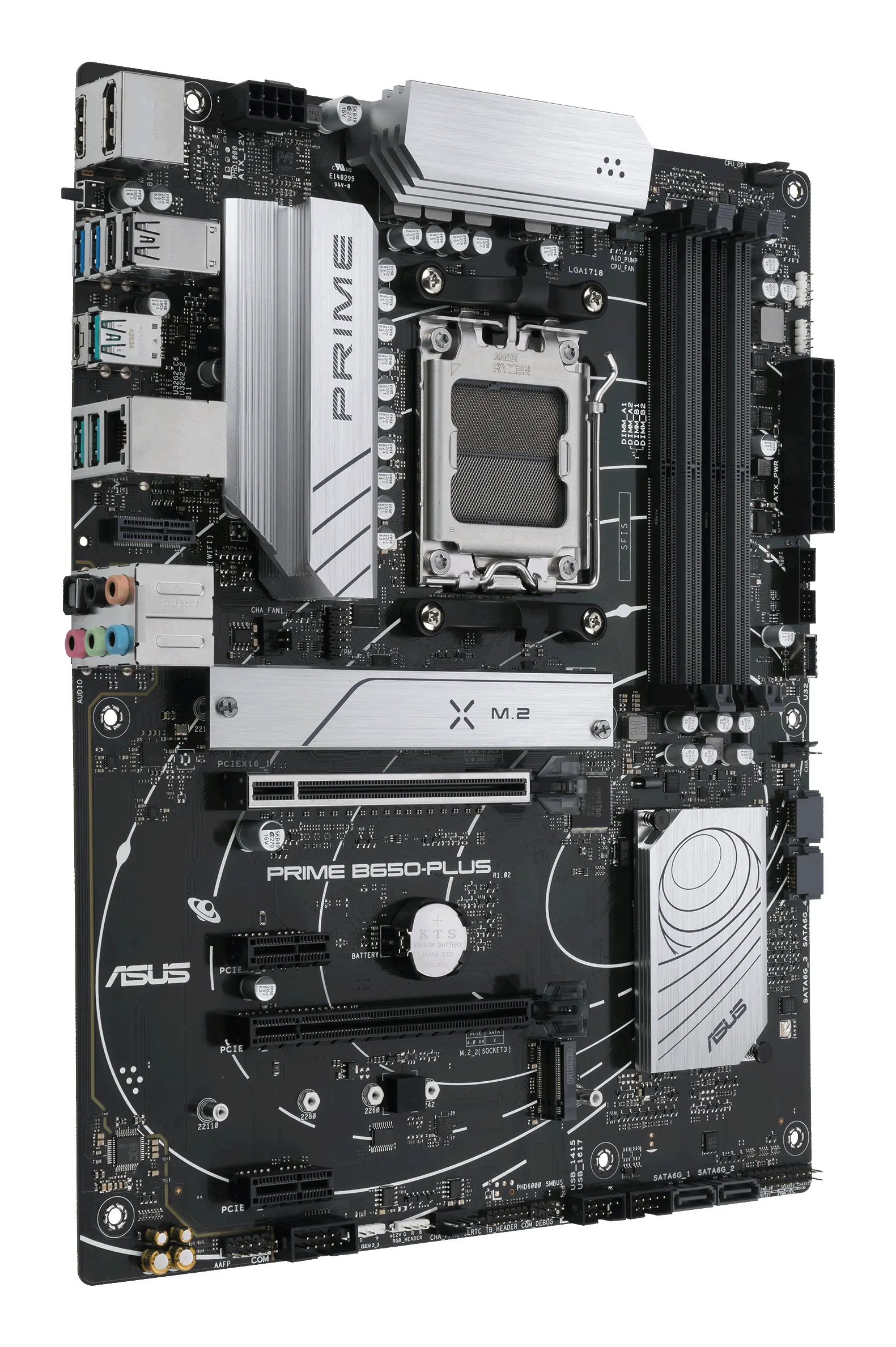 დედაპლატა ASUS Motherboard PRIME B650-PLUS sAM5 B650 4xDDR5 M.2 HDMI DP ATX