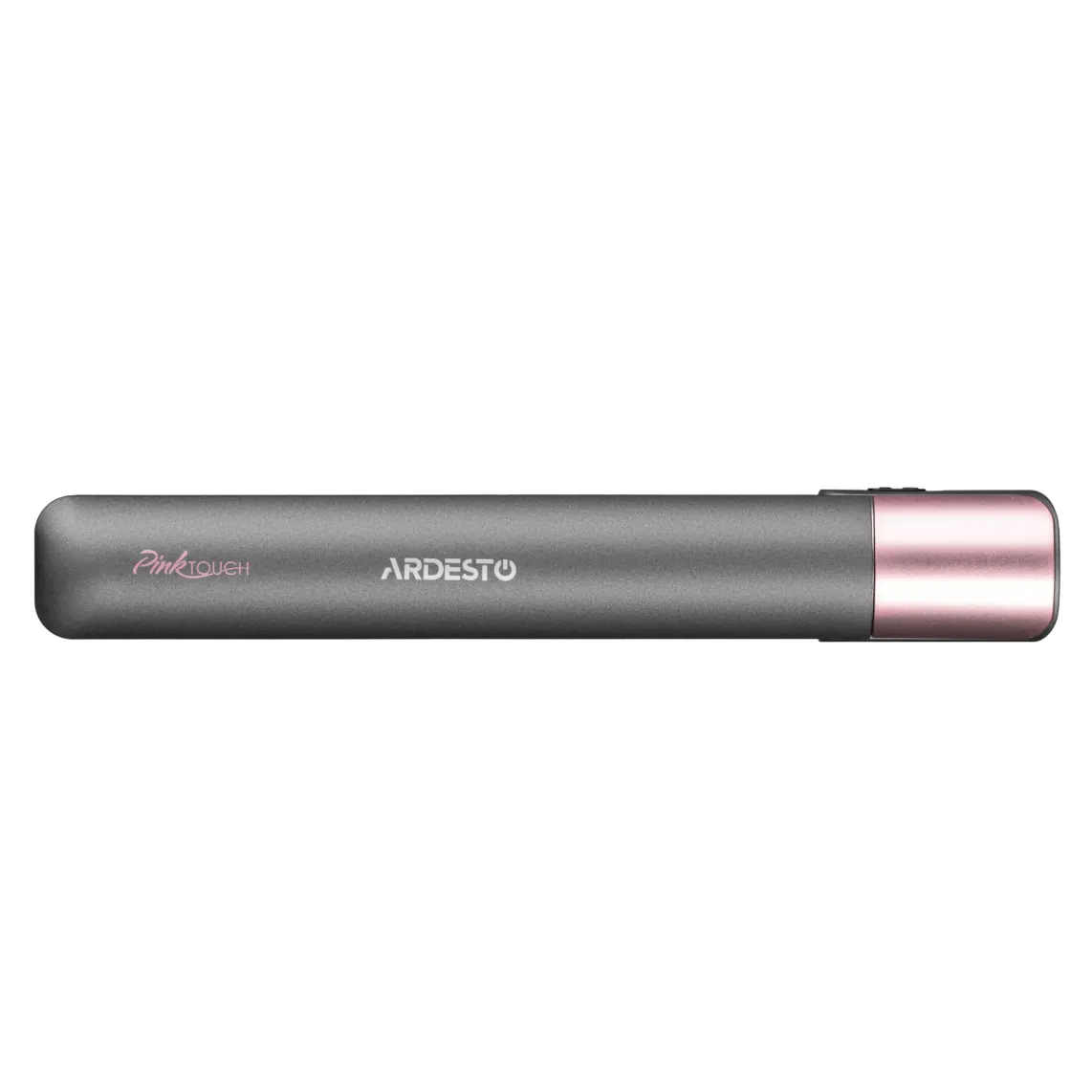 თმის უთო Ardesto Hair straightener Pink Touch, 50V, 160-200C, display, ceramics, USB-C > USB-A gray-pink