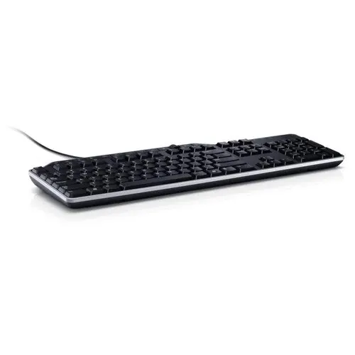 კლავიატურა Dell Keyboard : Russian (QWERTY) Dell KB-522 Wired Business Multimedia USB Keyboard Black (Kit)