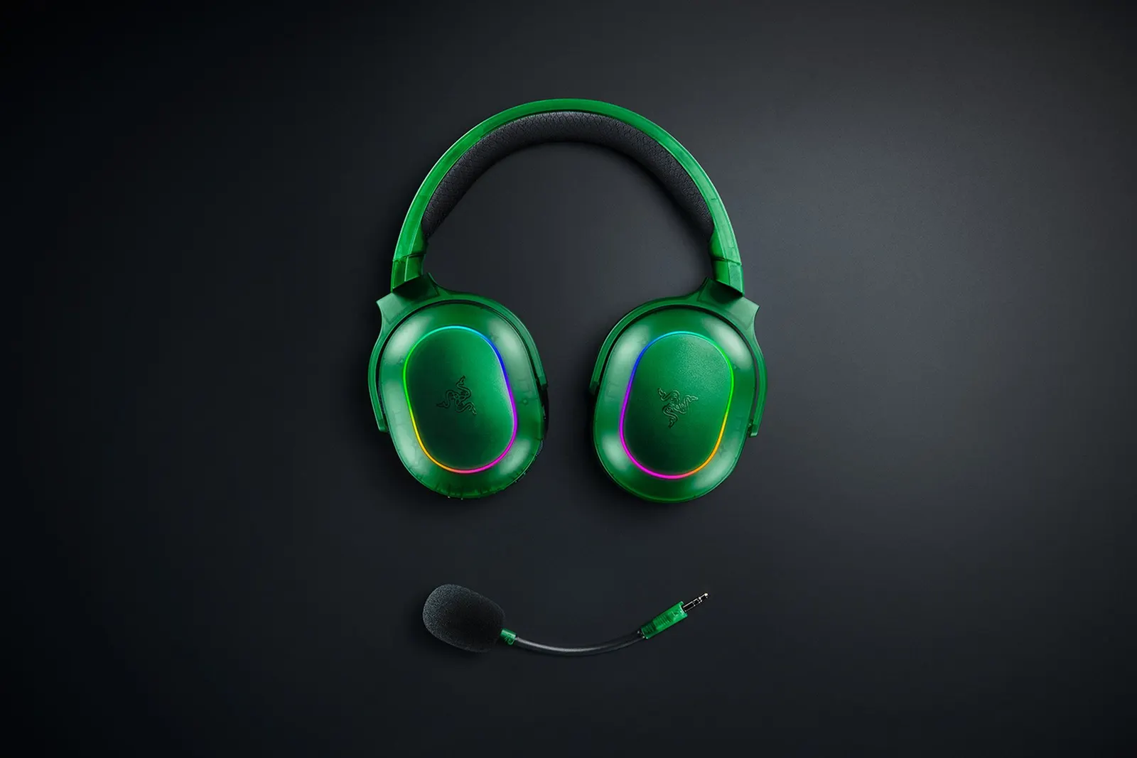 ყურსასმენი Razer Headset Barracuda X Chroma, BT/WL, RGB, Phantom Green Ed