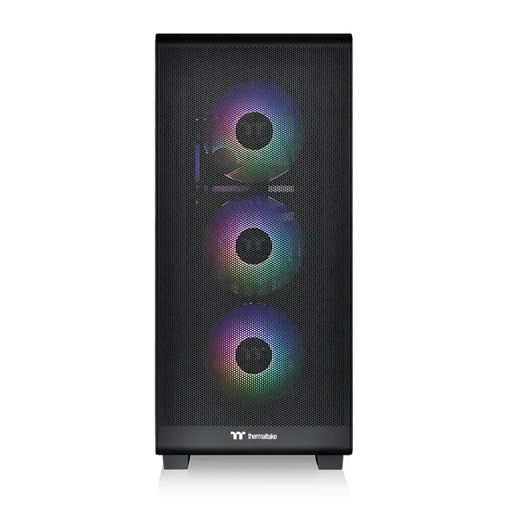 Thermaltake, S250 TG ARGB Mid Tower Chassis Case Black.