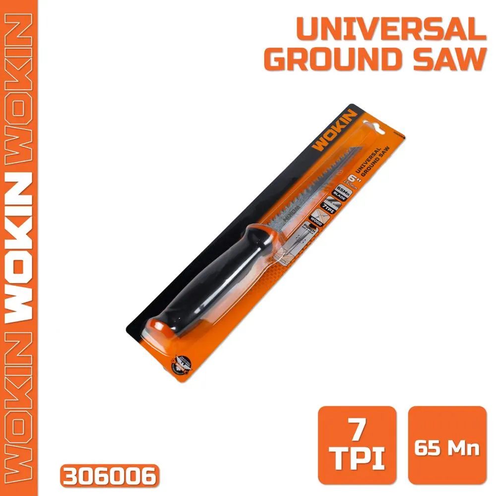 Wokin 306006, 150mm, Universal Ground Saw, Black/Orange