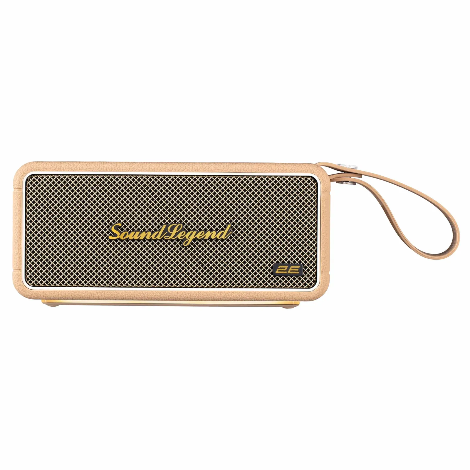 დინამიკი Portable Speaker 2E SoundLegend 80W, BT 5.3, TWS, FLAC, MP3, WAV, EQ, Power Bank, IPX6, RGB, Brown