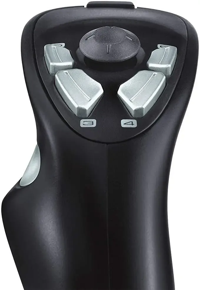 Extreme 3D Pro Joystick 12 Buttons , LOGITECH - SILVER/BLACK - USB 942-000031