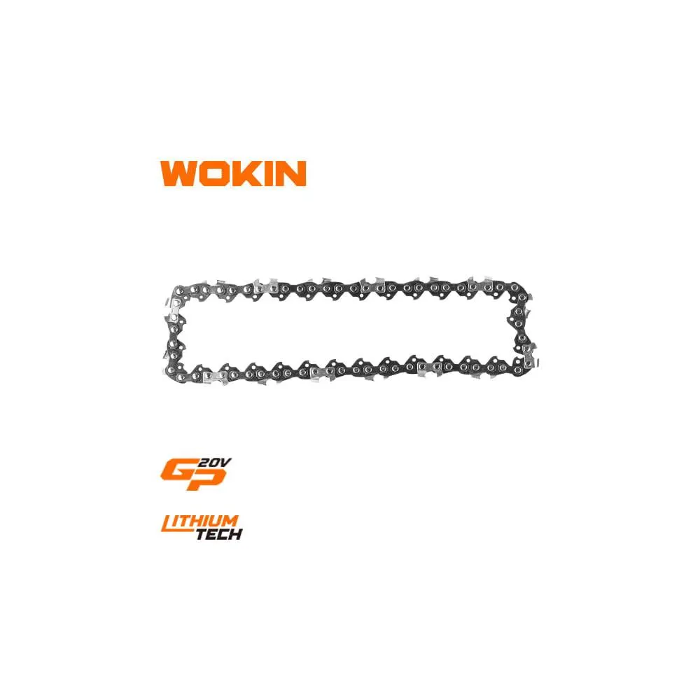 ჯაჭვური ხერხის ჯაჭვი Wokin 624652, 1/4″, CHAINSAW CHAIN, Silver