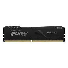 ოპერატიული მეხსიერება Kingston, FURY Beast RAM 16GB DDR4 3200MT/s CL16 DIMM.