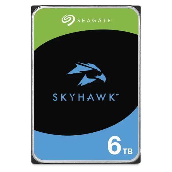 SkyHawk ST6000VX009, SEAGATE, HDD, 6TB (Surveillance) HDD SATA 6Gb/s 3.5" 5900rpm, 2 years warranty.