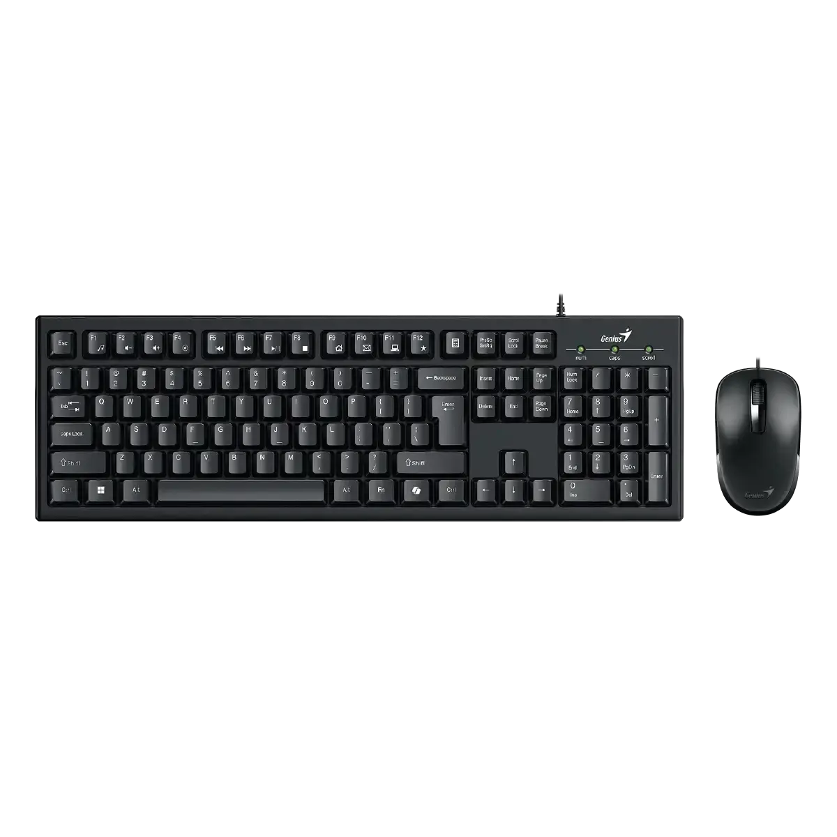Genius, KM-100SE, AI Copilot Key, Keyboard + Mouse, Black