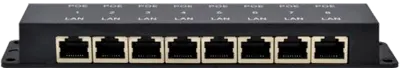8 პორტიანი PoE პანელი, NEX POE-BOX8