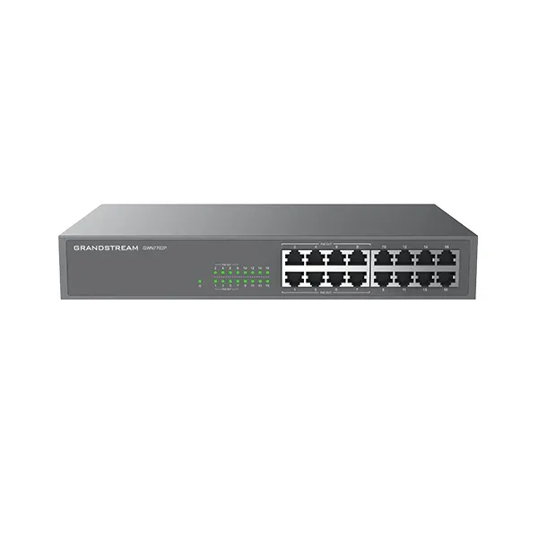 Unmanaged Network Switch, 16x GbE RJ45, metal case