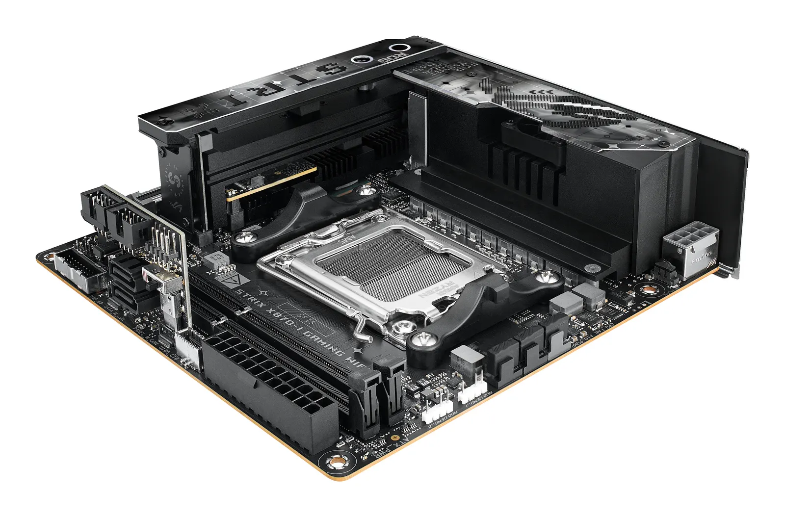 დედაპლატა ASUS Motherboard ROG STRIX X870-I GAMING WIFI sAM5 X870 2xDDR5 M.2 HDMI WiFi BT mITX