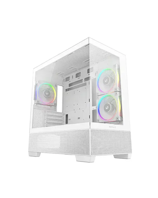 ქეისი Deepcool, CG380 3F WH, CASE, White.