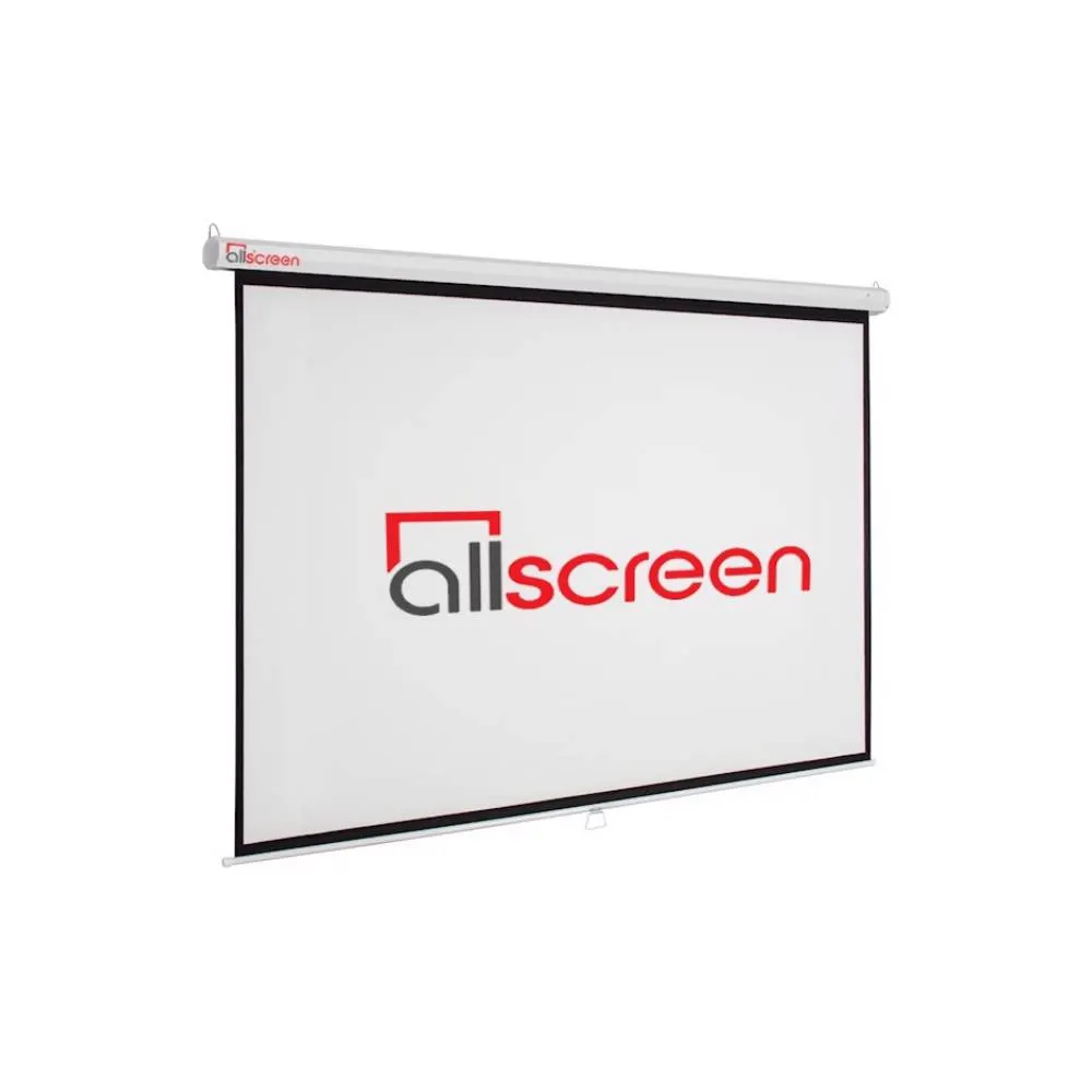 პროექტორის ეკრანი ALLSCREEN MANUAL PROJECTION SCREEN 160X160CM HD FABRIC CWP-6363