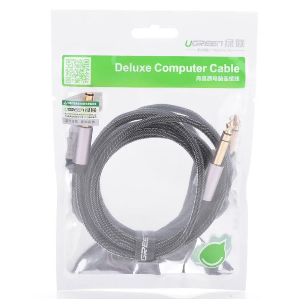 UGREEN AV127 (10629) 3.5mm to 6.35mm TRS Stereo Audio Cable 3m, Gray