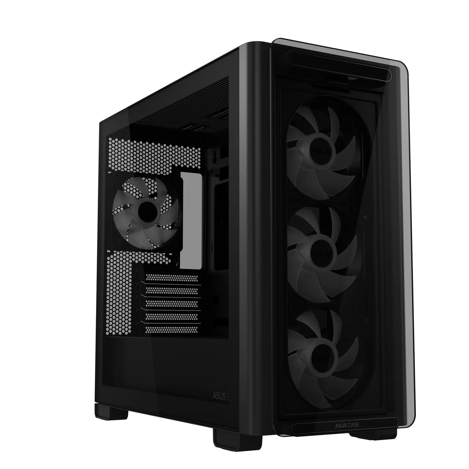 ASUS A23 PLUS TG ARGB – Micro Tower | mATX/Mini-ITX | TG | 4×120mm ARGB Fans | GPU 380mm | CPU Cooler 165mm | 360mm Radiator | Black