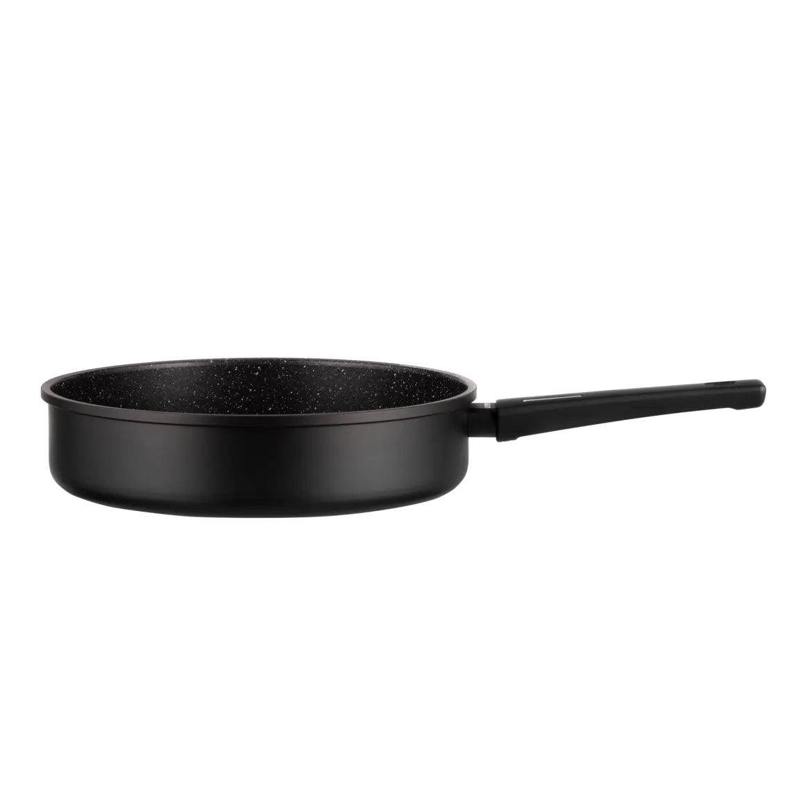 Open deep frypan ARDESTO with lid Gemini Gourmet, 28cm, aluminium, black