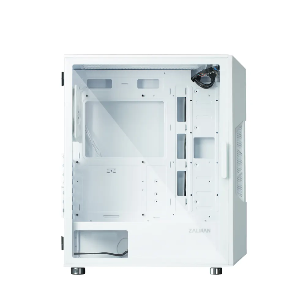 ქეისი Zalman PC case I3 Neo ARGB without PSU, 2xUSB3.0, 1xUSB2.0, 4x120mm ARGB, VGA 355mm, LCS ready, TG Side Panel, ATX, white