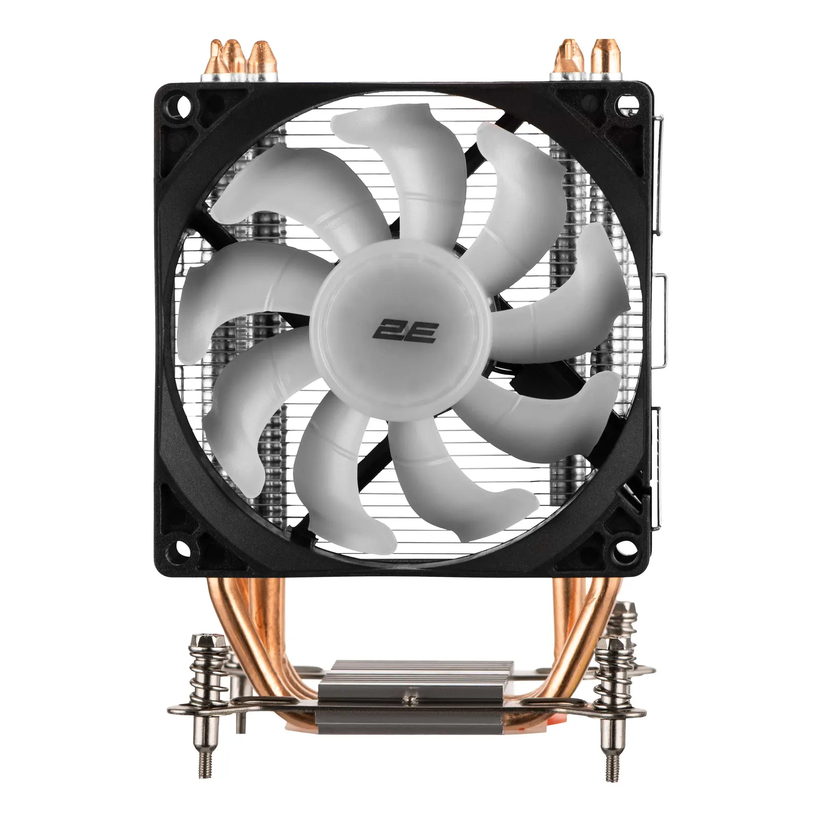 2E GAMING CPU cooler Air Cool AC90D4-RGB, LGA1700, 1200, 115x, 1366, AM5, AM4, AM3, AM3+, 4pin PWM, 3pin +5VARGB, TDP 130W