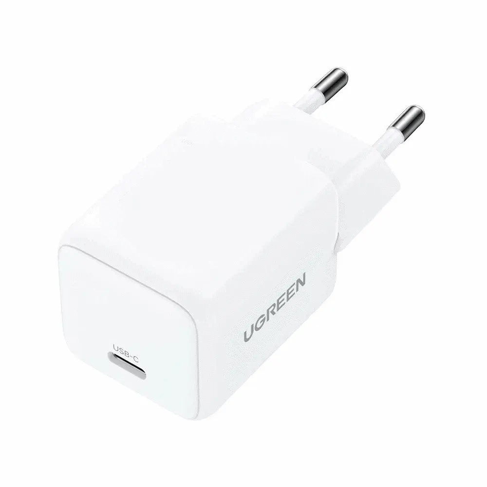 მობილურის დამტენი UGREEN X512 (55554), 20W, Type-C GaN Fast Charger, White