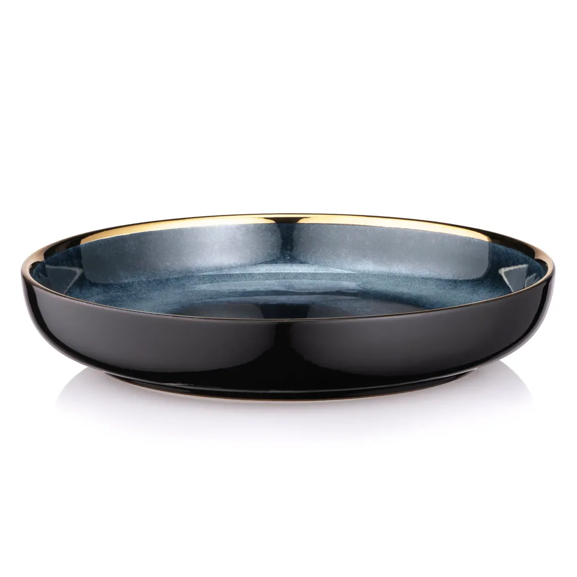 თეფში Ardesto Deep plate Andria, 21.1cm, ceramics, blue-gray