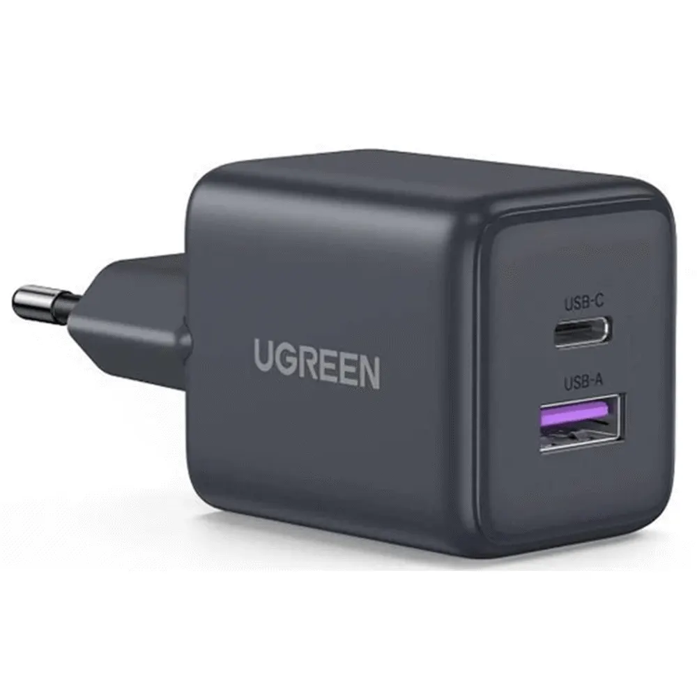 UGREEN X516 (65014), 30W, Type-C, USB, GaN Fast Charger, Black