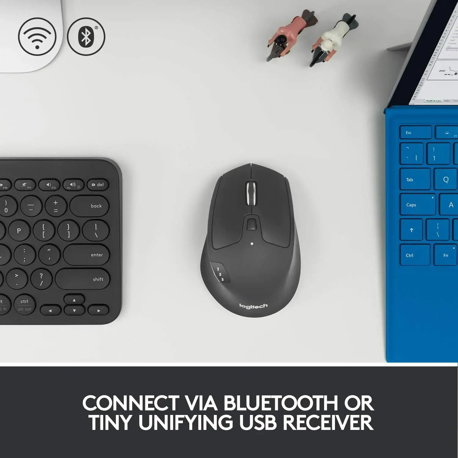 მაუსი logitech, M720, Mouse Black