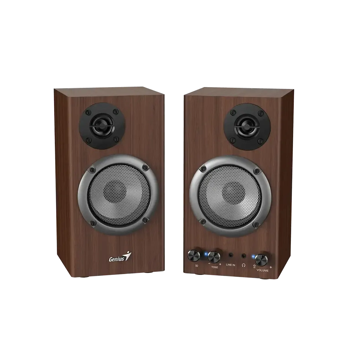 Genius, SP-HF500B Speaker Wood