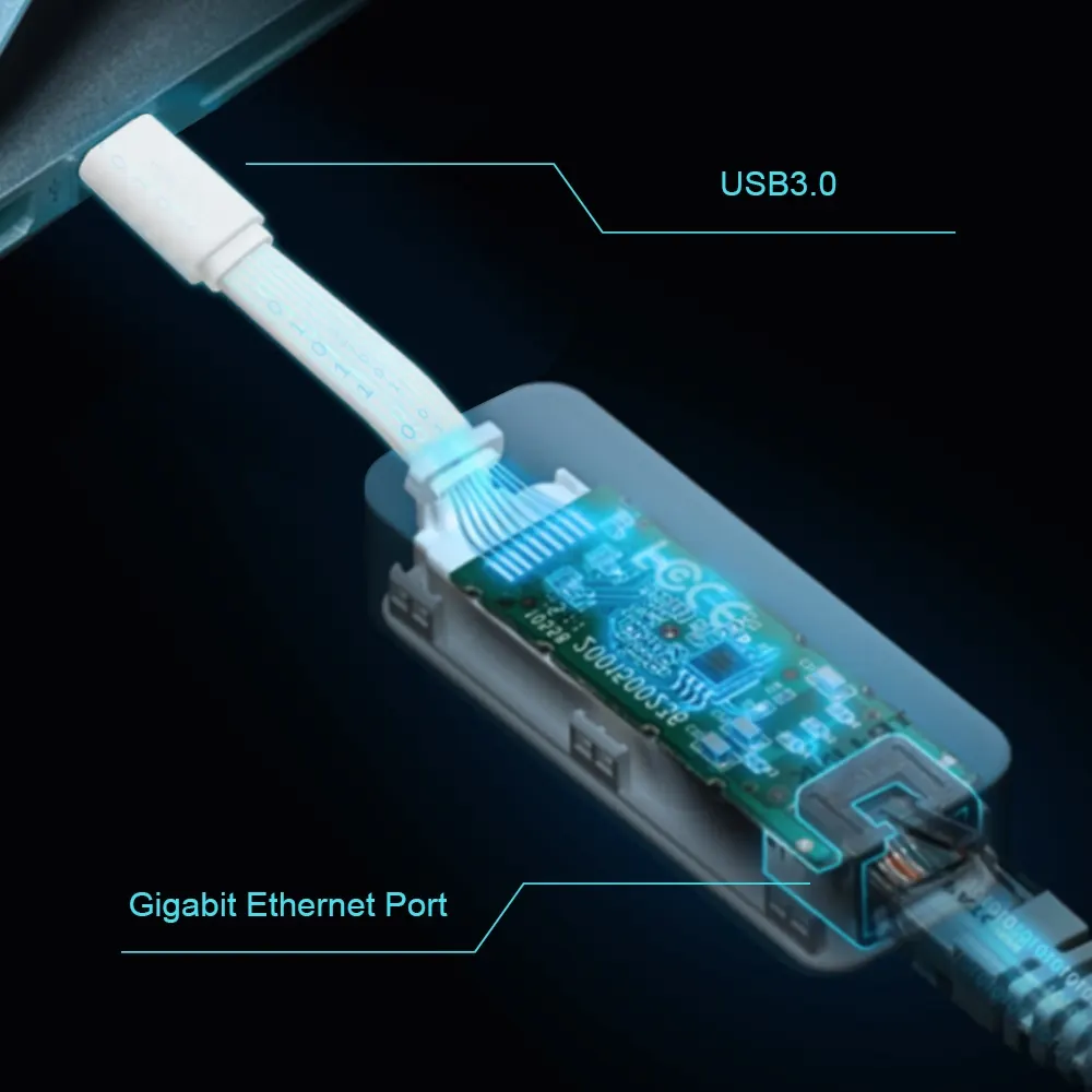 USB-LAN ადაპტერი TP-Link USB Type-C to RJ45 Network Adapter