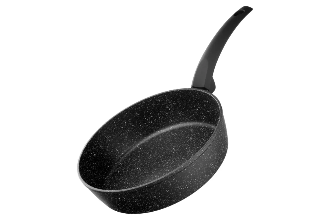 ტაფა Ardesto Deep Fry pan with lid Gemini Gourmet Viareggio, 24cm, aluminium, black