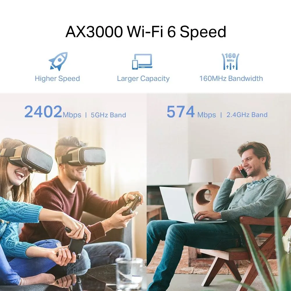 TP-Link, RE705X, Range Extender, AX3000 Mesh WiFi 6 Extender