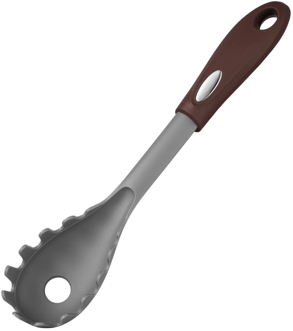 Ardesto Spaghetti spoon Gemini, 28cm, nylon, gray-brown