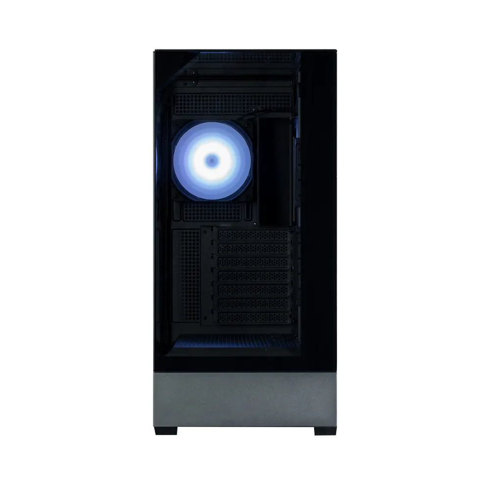 ქეისი Zalman PC case P40 Prism Plus without PSU, 2xUSB3.0, 1x Type C, 3x120mm ARGB Reverse, 1x120mm ARGB, VGA 420mm, LCS ready, TG Side/Front/Top Panel, ATX, black