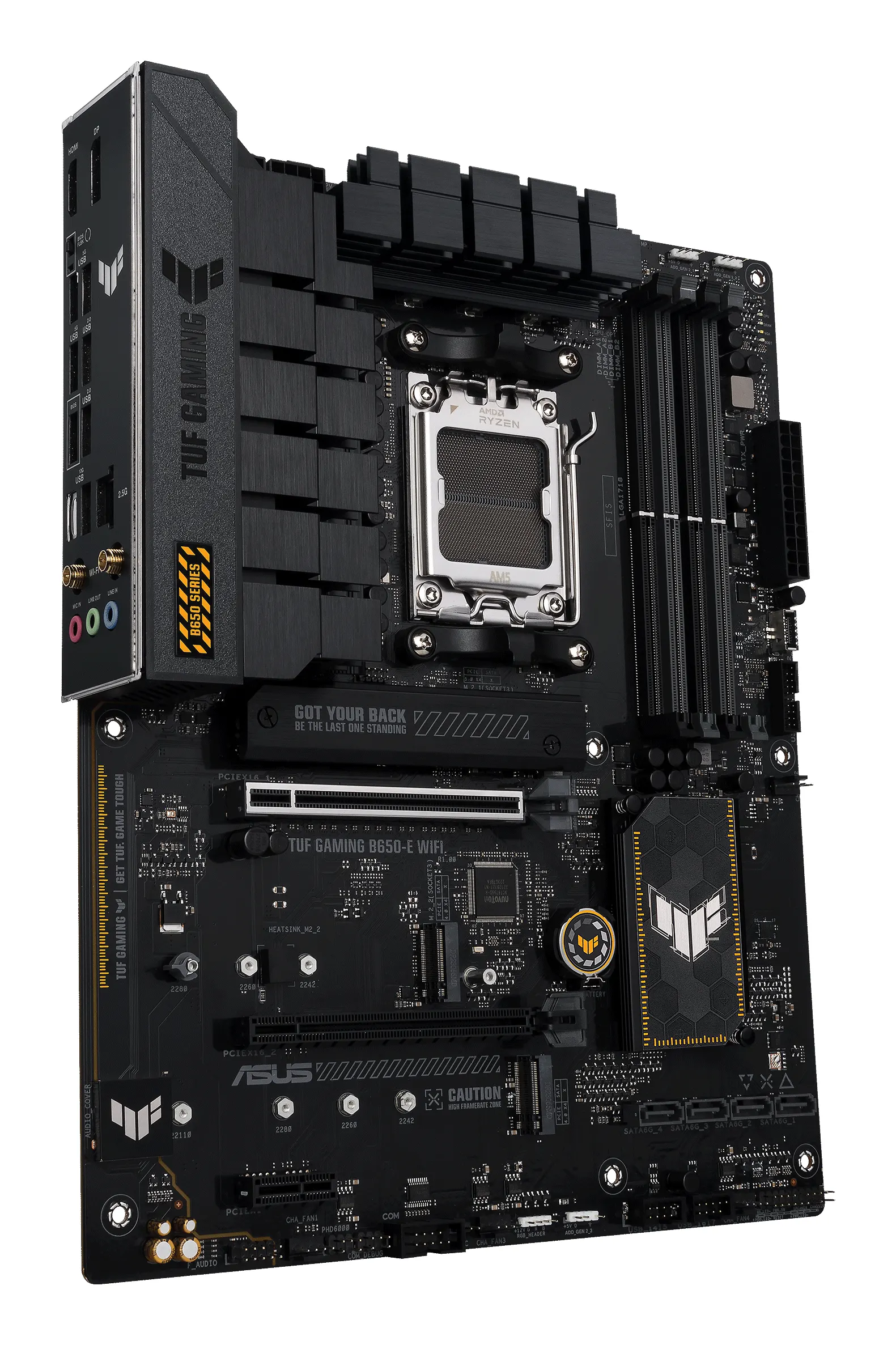 ASUS Motherboard TUF GAMING B650-E WIFI sAM5 B650 4xDDR5 M.2 USB HDMI DP WiFi BT ATX