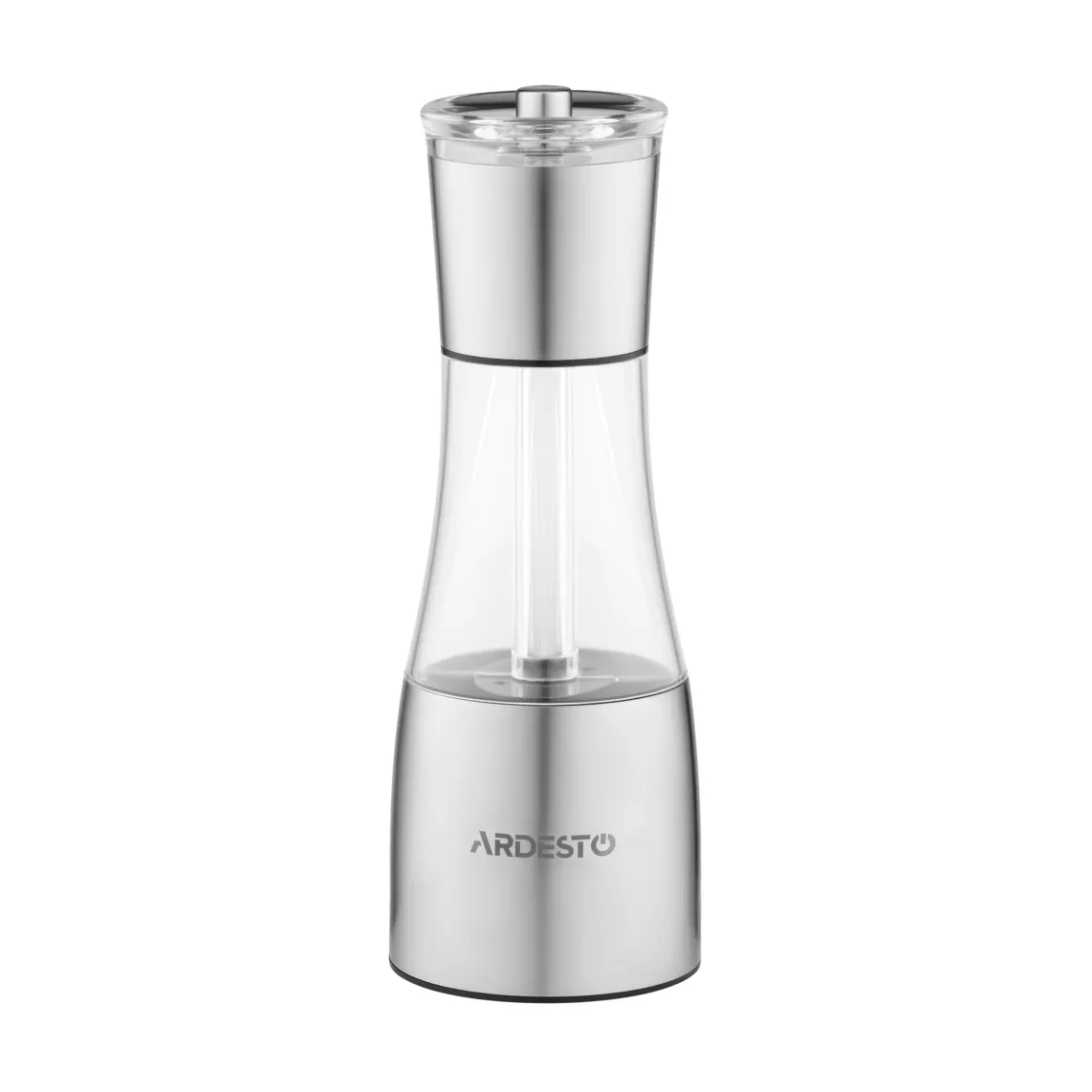 Salt and pepper mill 2 in 1 ARDESTO Gemini, 140ml, acryl, stainless steel, transparent