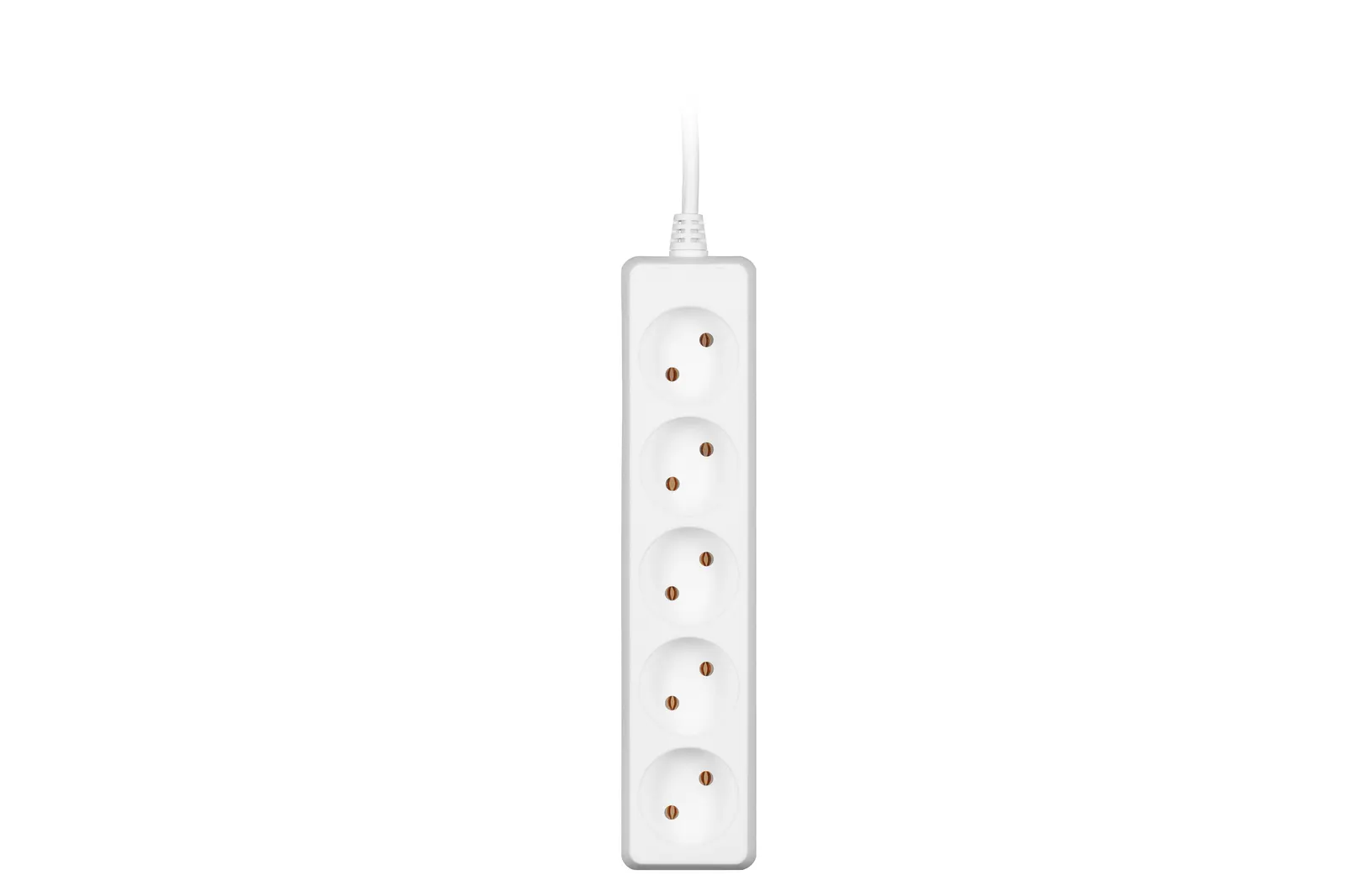 დამაგრძელებელი Power strip 2E, 5XCEE7/17, 2G*1.0mm2, 1.5m, white