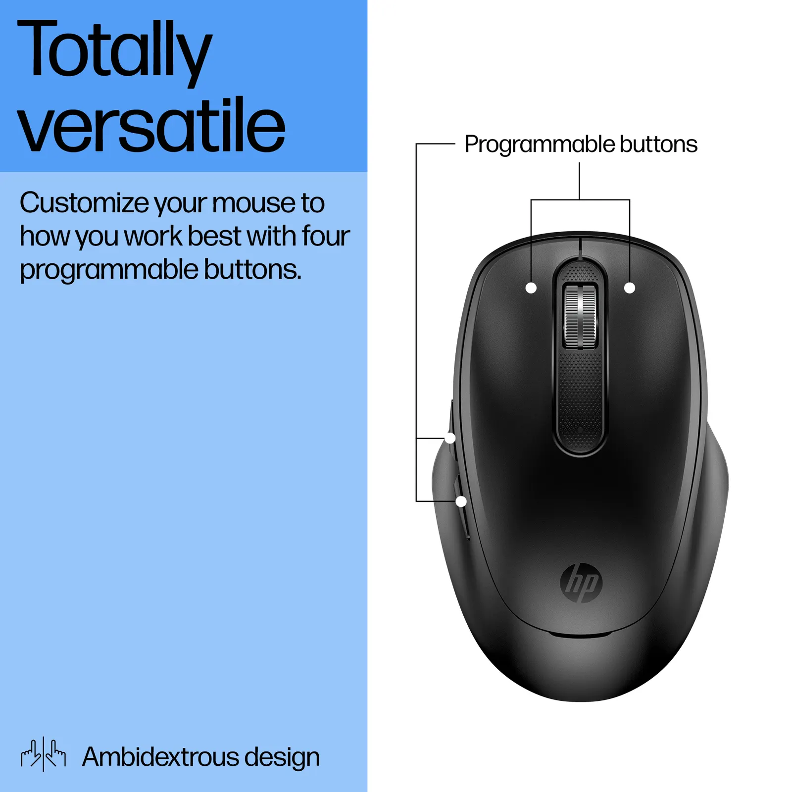 HP 510 Ultra-Fast Rechargeable Wireless Mouse EURO