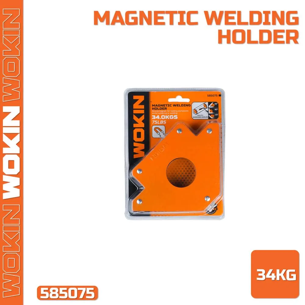 Wokin 585075, 75LBS, Magnetic Welding Holder, Orange