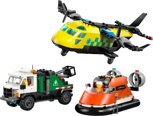 კონსტრუქტორი LEGO Airplane, Service Truck & Ho.. 60505