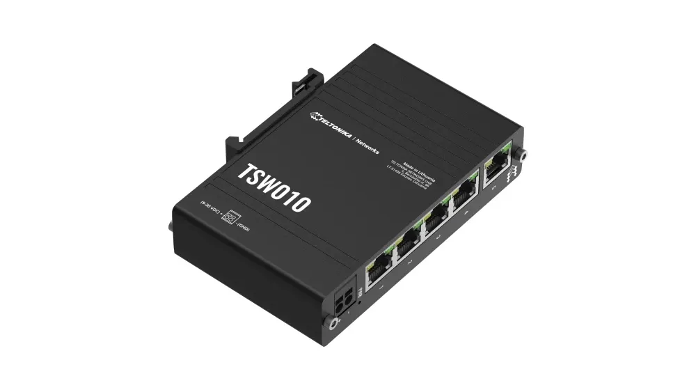 Switch 5 10/100 ports, Teltonika TSW010